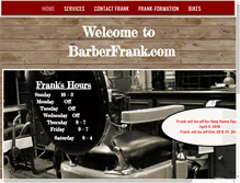 Tablet Screenshot of barberfrank.com